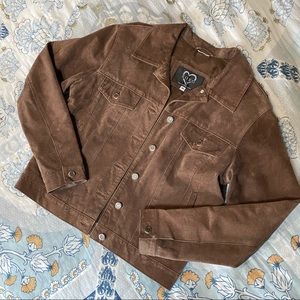 XOXO Suede Leather Jacket